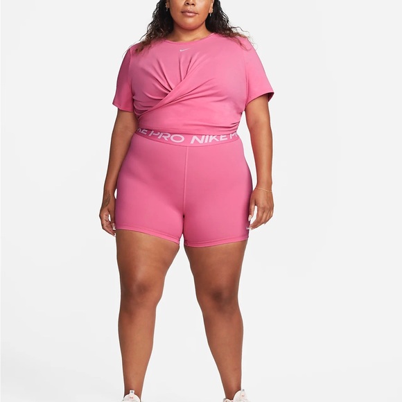 💰PRICE ⬇️ 
 NIKE • Woman’s Pink Plus Dri Fit Top • 3X - Picture 5 of 10